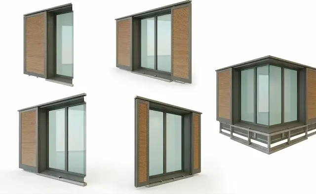 Volet coulissant design